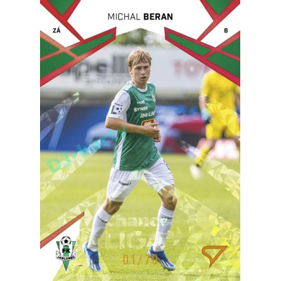 2024/25 Sportzoo Chance Liga 1. série #126 Michal Beran Copper Diamond xx/70