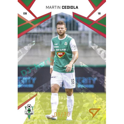 2024/25 Sportzoo Chance Liga 1. série #122 Martin Cedidla Copper Diamond xx/70