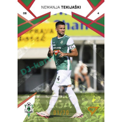 2024/25 Sportzoo Chance Liga 1. série #125 Nemanja Tekijaški Copper Diamond xx/70