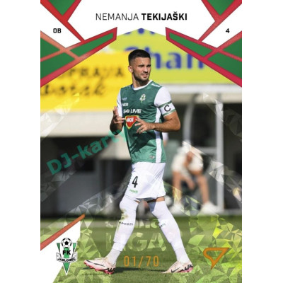 2024/25 Sportzoo Chance Liga 1. série #125 Nemanja Tekijaški Copper Diamond xx/70