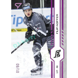 2024/25 Sportzoo ELH 2. serie #337 Filip Koffer Purple Iceberg xx/60