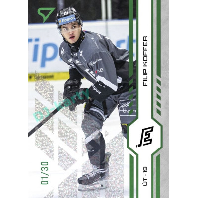 2024/25 Sportzoo ELH 2. serie #337 Filip Koffer Green Glitter xx/30