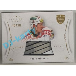 2021/22 OFS The Final Series Petr Průcha #STI-PRP 15/20 Game Used Stick Gold