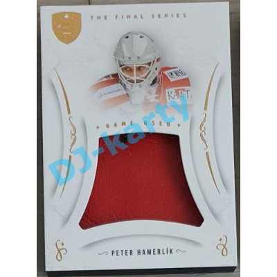 2021/22 OFS The Final Series Peter Hamerlík #MEM-PA Game Used Gold PROMO