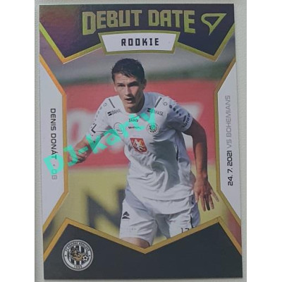 2021/22 Sportzoo Fortuna Liga Denis Donát #DR03 Debut Date Rookie 154/199