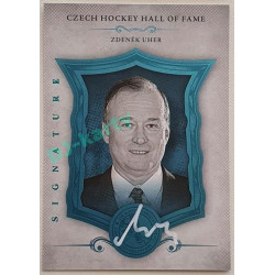 2022 LC Síň slávy českého hokeje UPDATE Zdeněk Uher #SSCH-131 13/20 Signature
