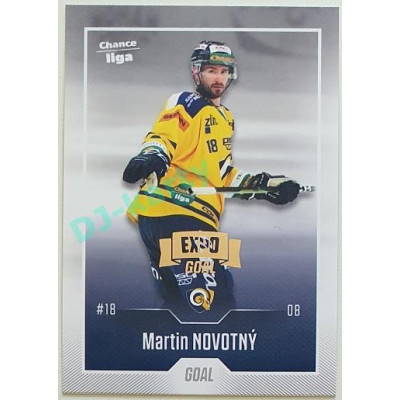 2022/23 Goal Cards Chance Liga 1. série #189 Martin Novotný Expo Pardubice