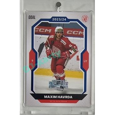2023/24 Goal cards Chance Liga 2. série #334 Maxim Havrda Blue Expo 1of1