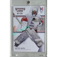2023/24 Legendary Cards Hlinka Gretzky Cup Young Lions #01 Matyáš Mařík Canvas xx/29