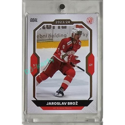 2023/24 Goal cards Chance Liga 1. série #134 Jaroslav Brož Gold 1of20