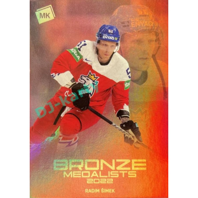 2021/22 MK reprezentace #BM-11 Radim Šimek Bronze Medalists 1 of 100