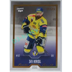 2022/23 Goal Cards Chance Liga 1. série #091 Jiří Krisl Gold 17/23
