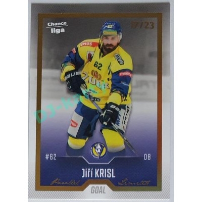 2022/23 Goal Cards Chance Liga 1. série #091 Jiří Krisl Gold 17/23