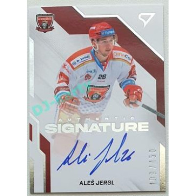 2022/23 Sportzoo ELH 2. série #AS1-JR Aleš Jergl Signature level 1 xxx/150
