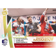 2023 MK reprezentace #50 David Pastrňák / David Krejčí / Roman Červenka Gold parallel 1 of 15