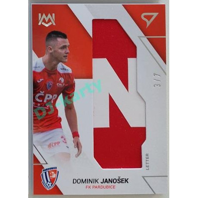 2022/23 Sportzoo Fortuna Liga 2. série #UM-JA Dominik Janošek Unique Mark 3/7