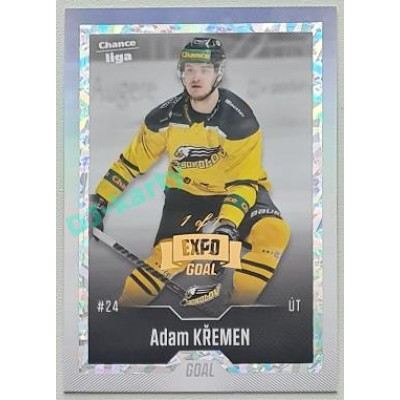 2022/23 Goal Cards Chance Liga Update #424 Adam Křemen Expo Rainbow ICE 1/1