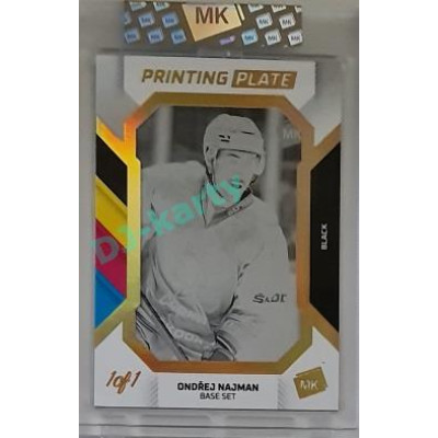 2023 MK The Gamers #PP-ON Ondřej Najman 2022 Printing Plate 1/1 Black