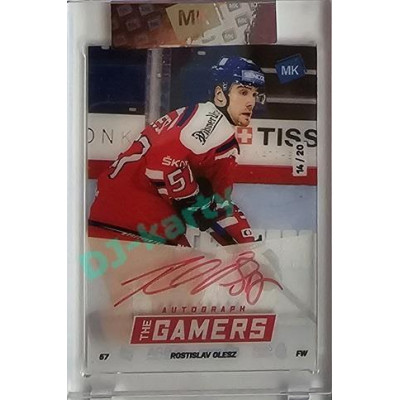 2023 MK The Gamers Extended #TG-RO Rostislav Olesz Legends autographs RED 14/20