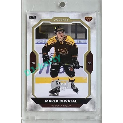 2023/24 Goal cards Chance Liga 2. série #288 Marek Chvátal Expo Silver 1of7