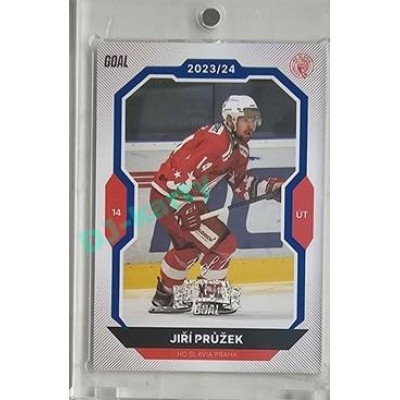 2023/24 Goal cards Chance Liga 2. série #335 Jiří Průžek Blue Expo 1of1