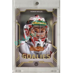 2023/24 Goal cards Chance Liga 2. série #G-22 Roman Málek Goalies Expo Ostrava 1of2