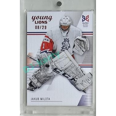 2023/24 Legendary Cards Hlinka Gretzky Cup Young Lions #02 Jakub Milota Canvas xx/29