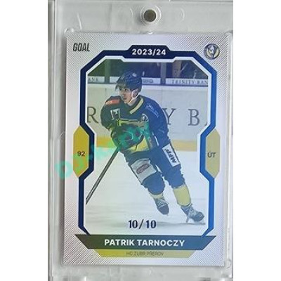 2023/24 Goal cards Chance Liga 2. série #306 Patrik Tarnoczy Blue 10/10
