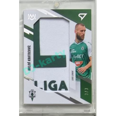 2023/24 Sportzoo Fortuna Liga 2. série #UM-KR Miloš Kratochvíl Unique Mark 3/3