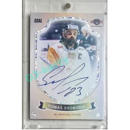 2023/24 Goal cards Chance Liga O kapku lepší hokej #22 Tomáš Svoboda Signature xx/20