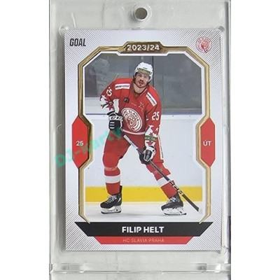 2023/24 Goal cards Chance Liga 1. série #136 Filip Helt Gold 1of20