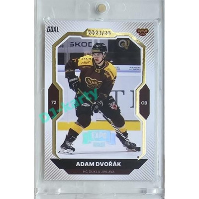 2023/24 Goal cards Chance Liga 2. série #289 Adam Dvořák Expo Silver 1of7