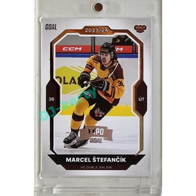 2023/24 Goal cards Chance Liga 2. série #290 Marcel Štefančík Expo Silver 1of7