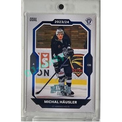 2023/24 Goal cards Chance Liga 2. série #348 Michal Häusler Blue Expo 1of1