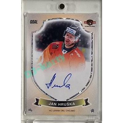 2023/24 Goal cards Chance Liga O kapku lepší hokej #23 Jan Hruška Signature xx/20