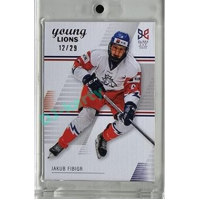 2023/24 Legendary Cards Hlinka Gretzky Cup Young Lions #04 Jakub Fibigr Canvas xx/29