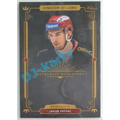 2021 OFS Kingdom of Lions Jakub Váchal #A11 Authentic Signature PROMO (bez podpisu)