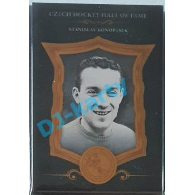 2020 OFS Síň slávy českého hokeje Stanislav Konopásek #SSCH-012 04/25 Black Cut