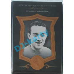 2020 OFS Síň slávy českého hokeje Stanislav Konopásek #SSCH-012 08/25 Black Cut