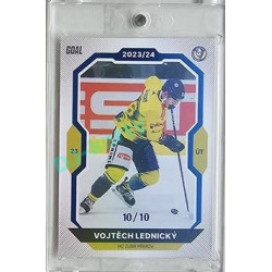 2023/24 Goal cards Chance Liga 2. série #309 Vojtěch Lednický Blue 10/10