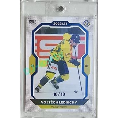 2023/24 Goal cards Chance Liga 2. série #309 Vojtěch Lednický Blue 10/10