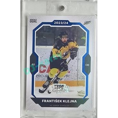 2023/24 Goal cards Chance Liga 2. série #359 František Klejna Blue Expo 1of1