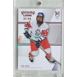 2023/24 Legendary Cards Hlinka Gretzky Cup Young Lions #07 Jan Skok Canvas xx/29
