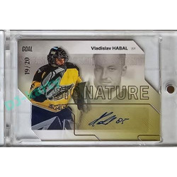 2023/24 Goal cards Chance Liga 1. série #S-40 Vladislav Habal Autograph Silver 19/20