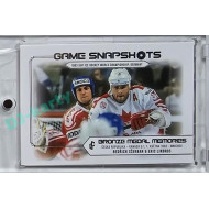 2023 LC Bronze Medal Memories 1993 #GS-01 Bedřich Ščerban, Eric Lindros Game Snapshots Platinum base xx/50