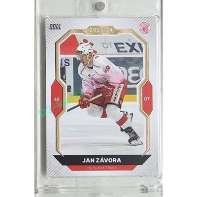 2023/24 Goal cards Chance Liga 1. série #139 Jan Závora Gold 1of20