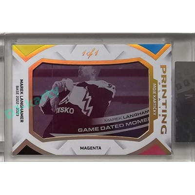 2023 MK The Gamers Extended #PP-ML Marek Langhamer BASE Printing Plates 2023 Magenta 1of1