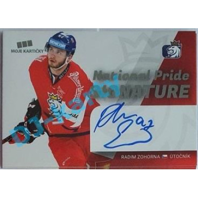 2020 MK reprezentace Radim Zohorna #NPS-RZ 15/30 National Pride Signatures
