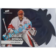 2020 MK reprezentace David Rittich #1 Goalie School Die-cut Blue Retail