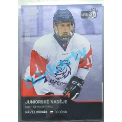 2020 MK reprezentace Pavel Novák RC juniorské naděje #82 Blue Promo
